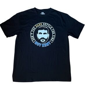 Ted Lasso Roy Kent tee men’s short sleeve cotton crewneck t-shirt black L NWOT